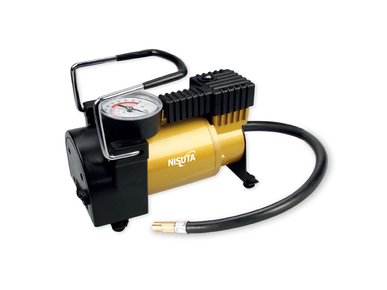 Compresor de aire 12V metalico para auto 35L/Min · Nisuta
