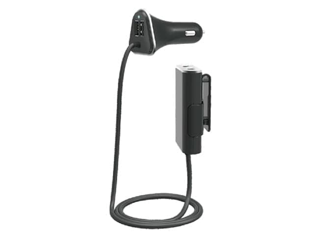 Cargador USB cuadruple para auto 12/24V a 5V 9.6A total