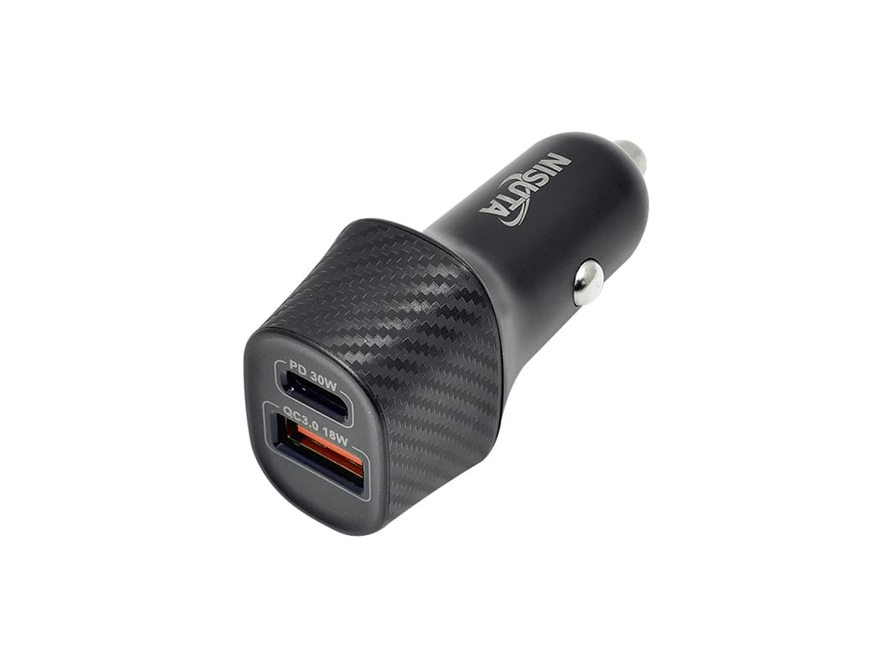 Convertidor de voltaje USB doble auto 12/24V 48W