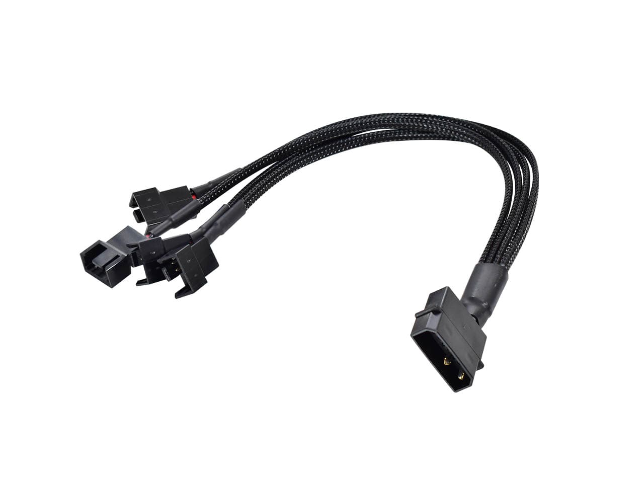 Cable de alimentacion molex 12V a 4 coolers de 4 pines