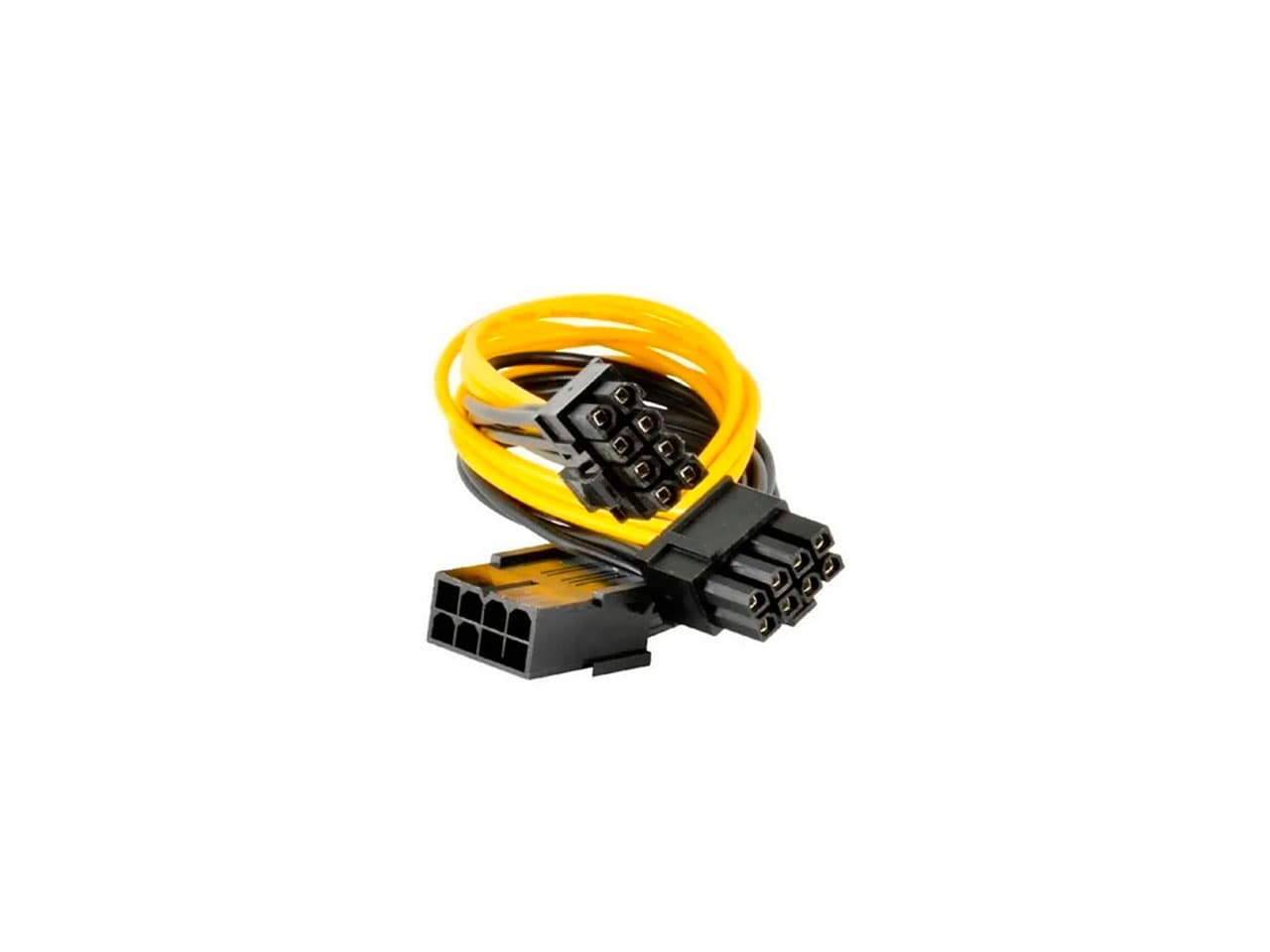 Adaptador de 8 pines PCIe a 2 PCIe de 6+2 pines para placa video, ideal mineria