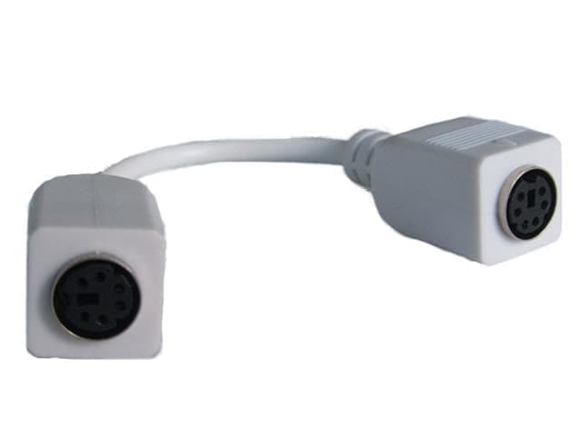 Adaptador minidin 6 hembra-hembra