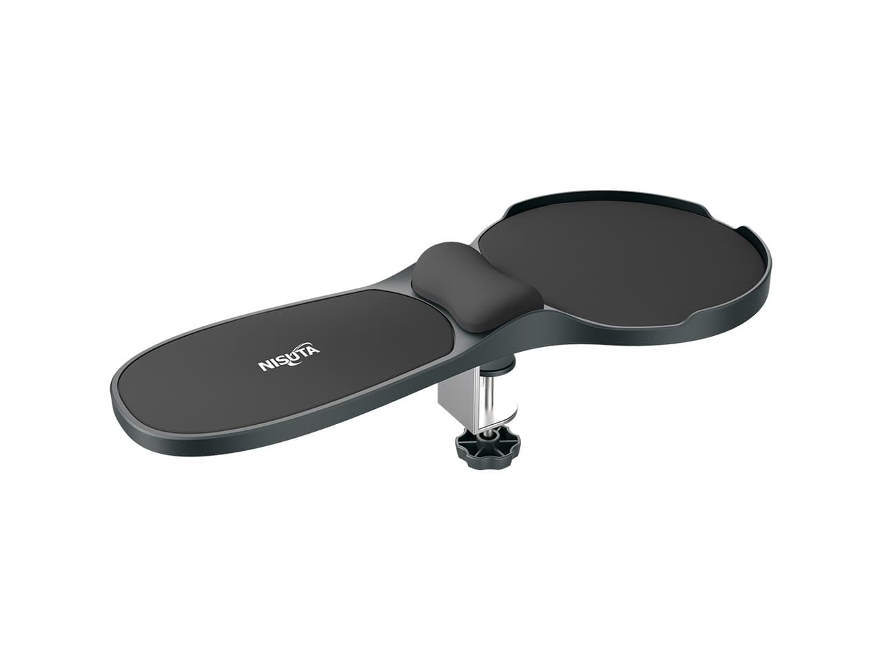 Reposa apoya brazos con pad de mouse y almohadilla para instalar en mesa o escritorio · Nisuta · General