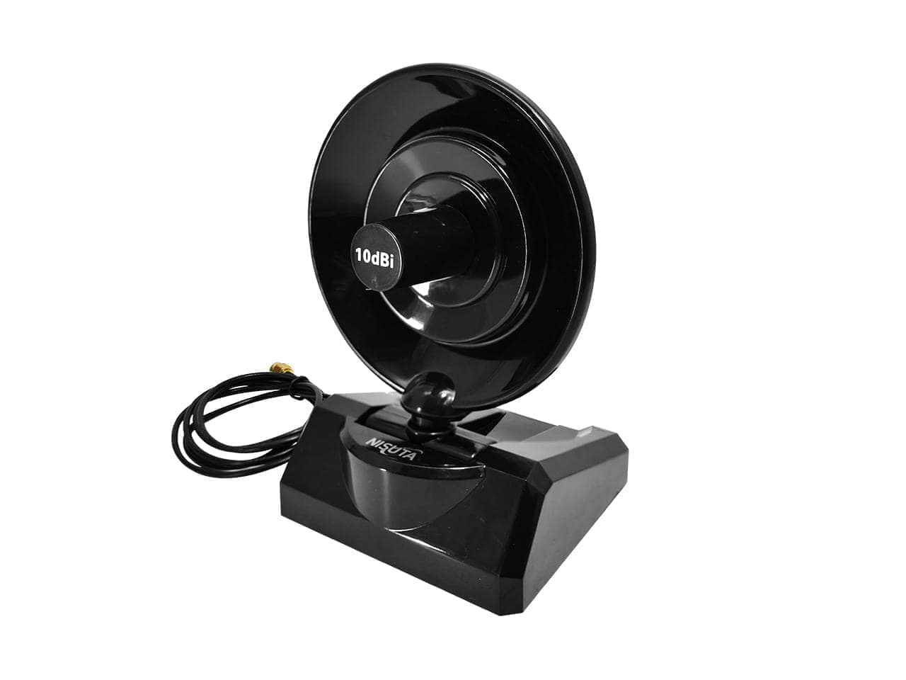 Antena wireless 2.4 GHz radar de 10 dBi, cable 1m RP-SMA