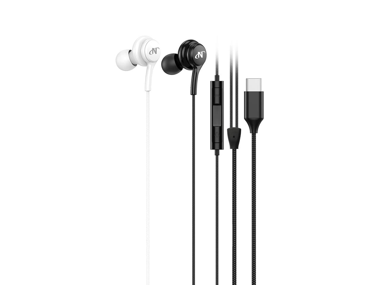 Auricular USB C in-ear con micrófono · Nisuta · In-ear