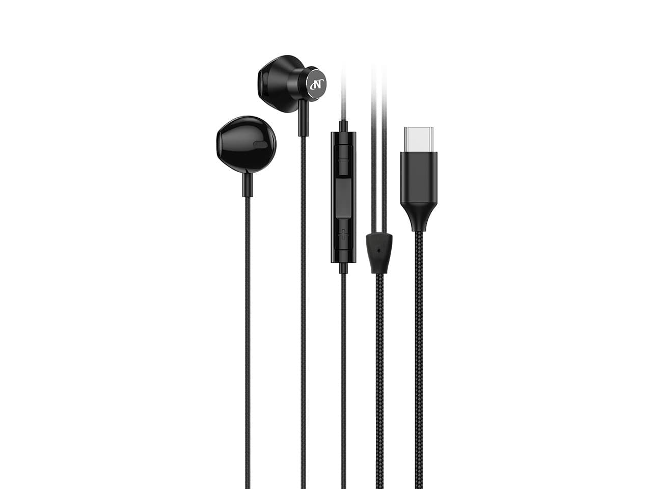 Auricular USB C in-ear con micrófono · Nisuta · In-ear