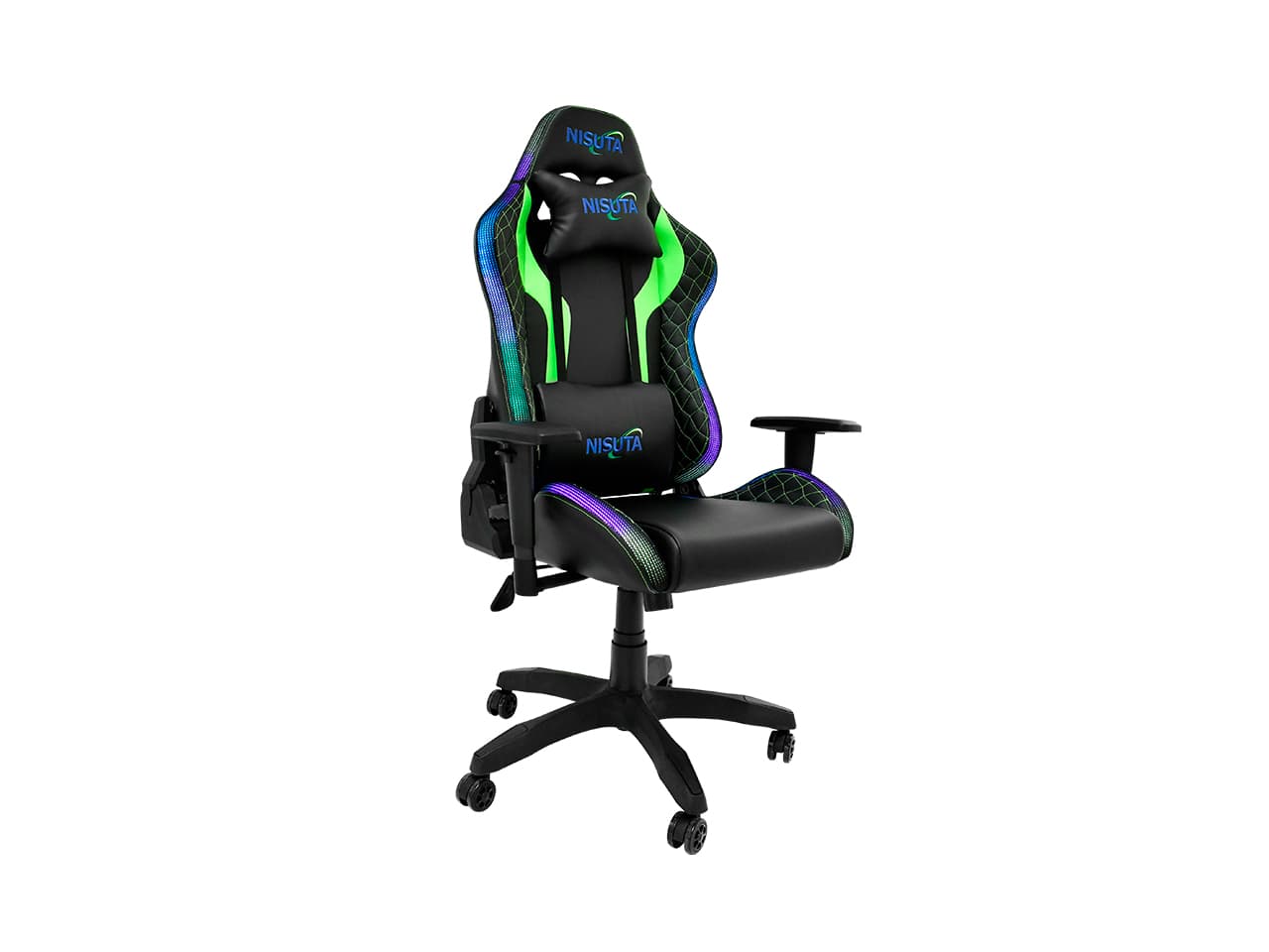 Butaca Gaming con leds RGB · Nisuta