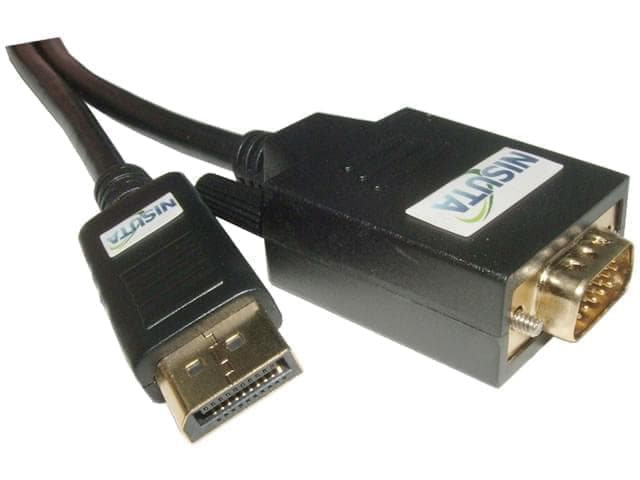 Cable display port a VGA de 1,8m