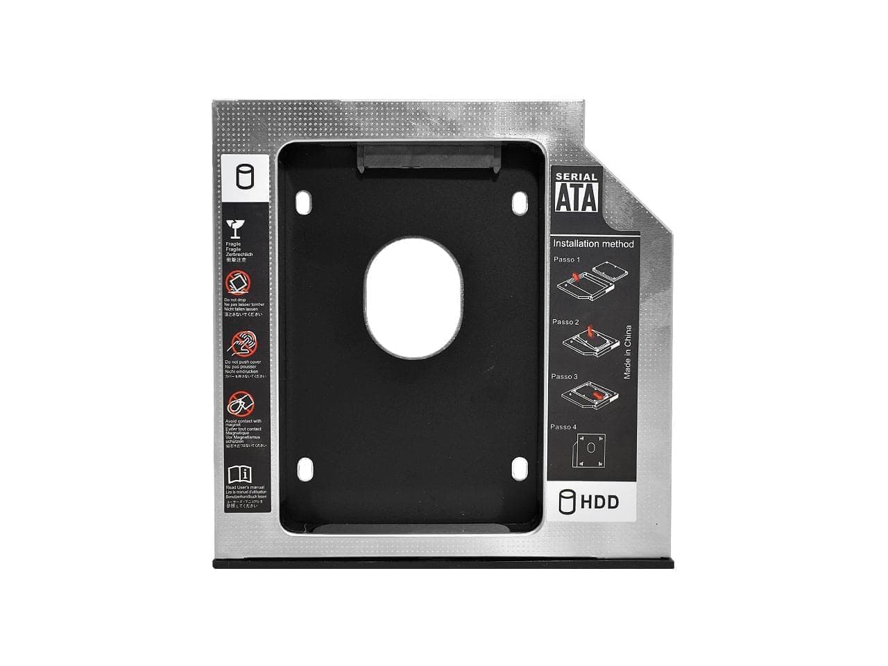 Caddy para discos SATA 2.5" para windows 9.5mm