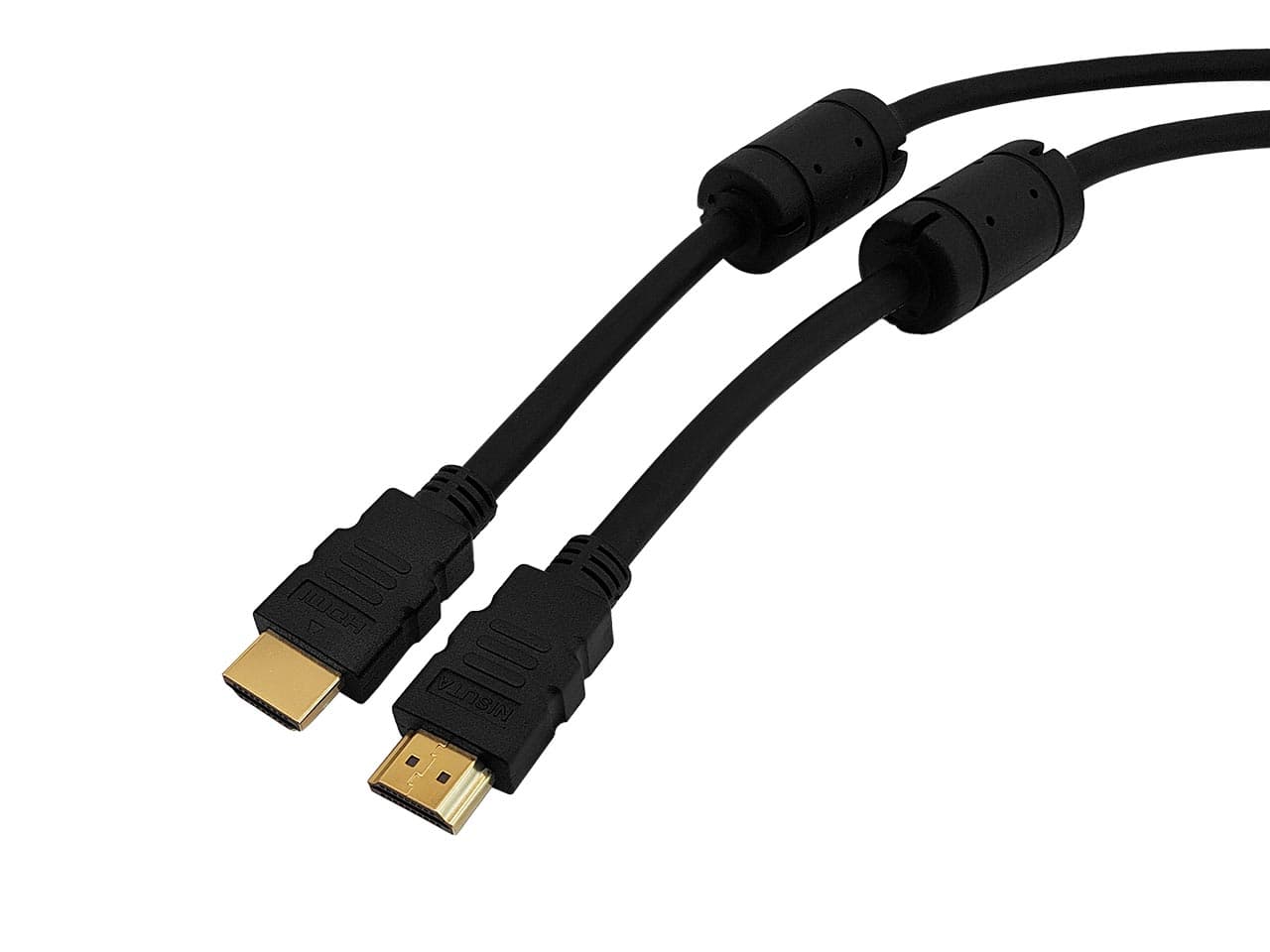 Cable HDMI de 0.5m dorado V2.0 con filtros 2160P 4K x 2K