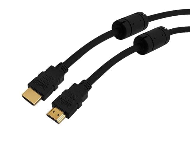 Cable HDMI de 1m dorado V2.0 con filtros 2160P 4K x 2K