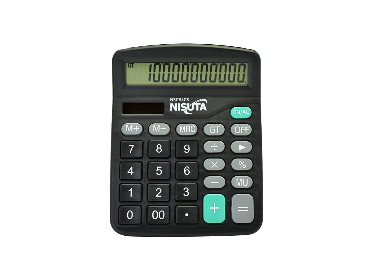 Calculadora digital 12 digitos a pilas o energia solar · Nisuta · General