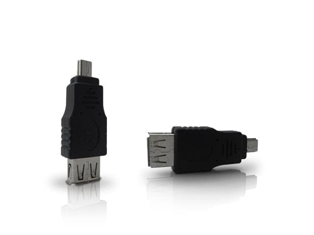 Adaptador mini USB 5 pines a USB 2.0 H