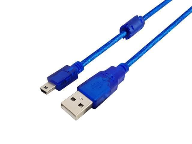 Cable USB 2.0 real a mini USB 5 pines 1.8 m