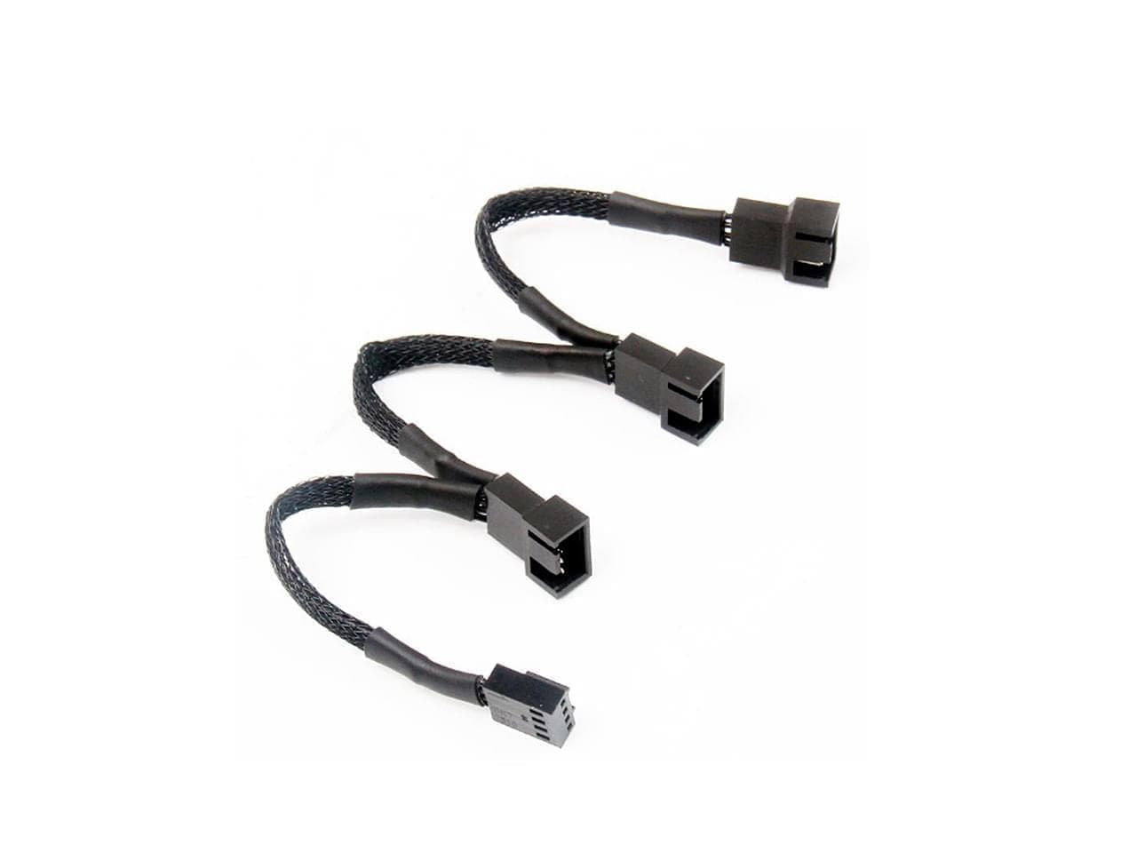 Cable divisor PWM para 3 cooler de 3 y 4 pines