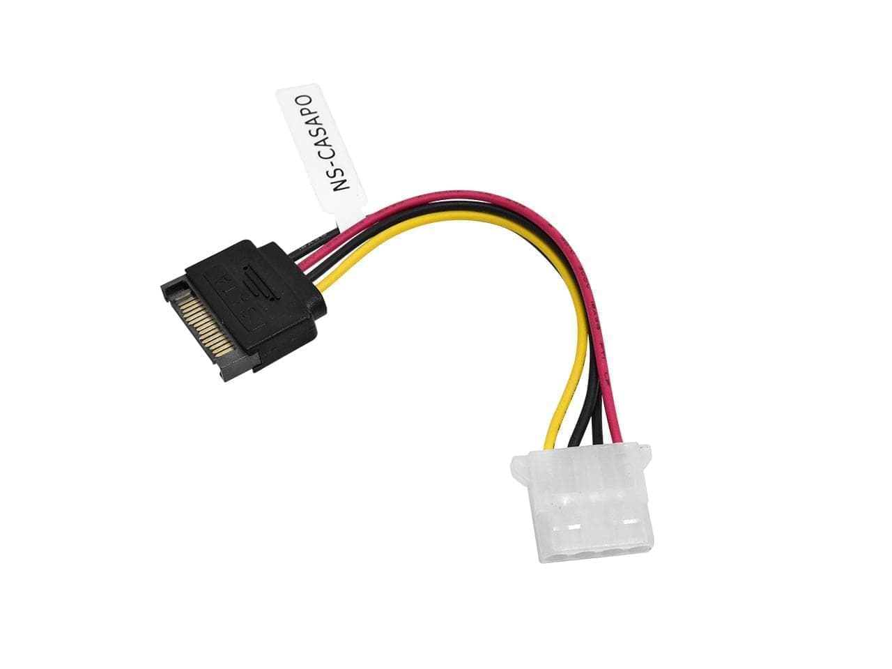 Cable SATA M a power molex 15 CM