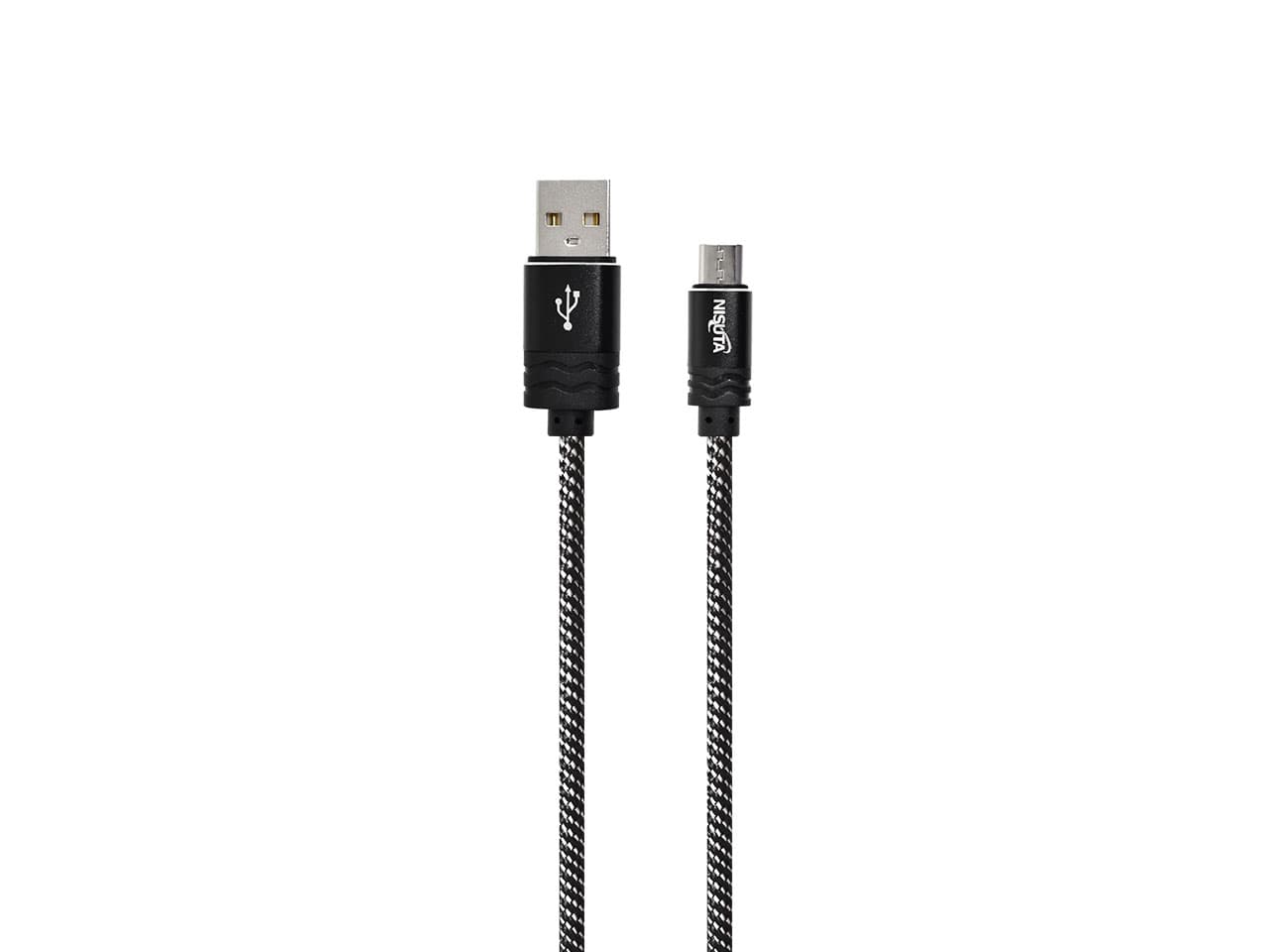 Cable micro USB de 1m de 2.4A con malla de tela · Nisuta · General