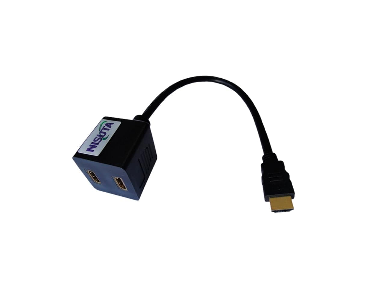 Cable HDMI macho a 2 HDMI hembra para duplicar la senal