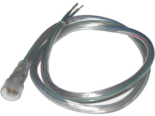 Cable alargue para led macho sumergible RGB de 0.5m · Nisuta