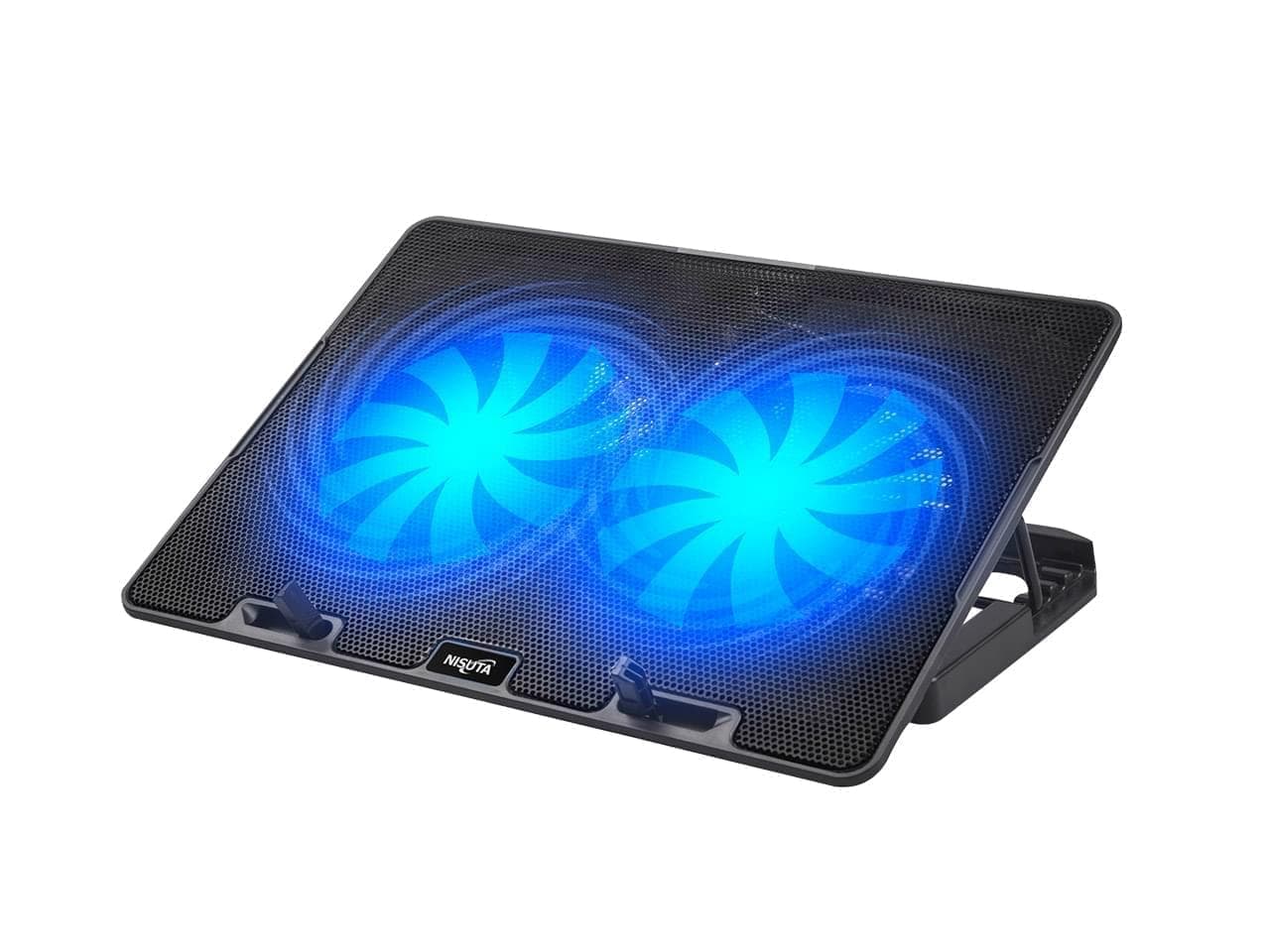 Base para notebook reclinable, hub usb, leds y regulador de velocidad · Nisuta · General