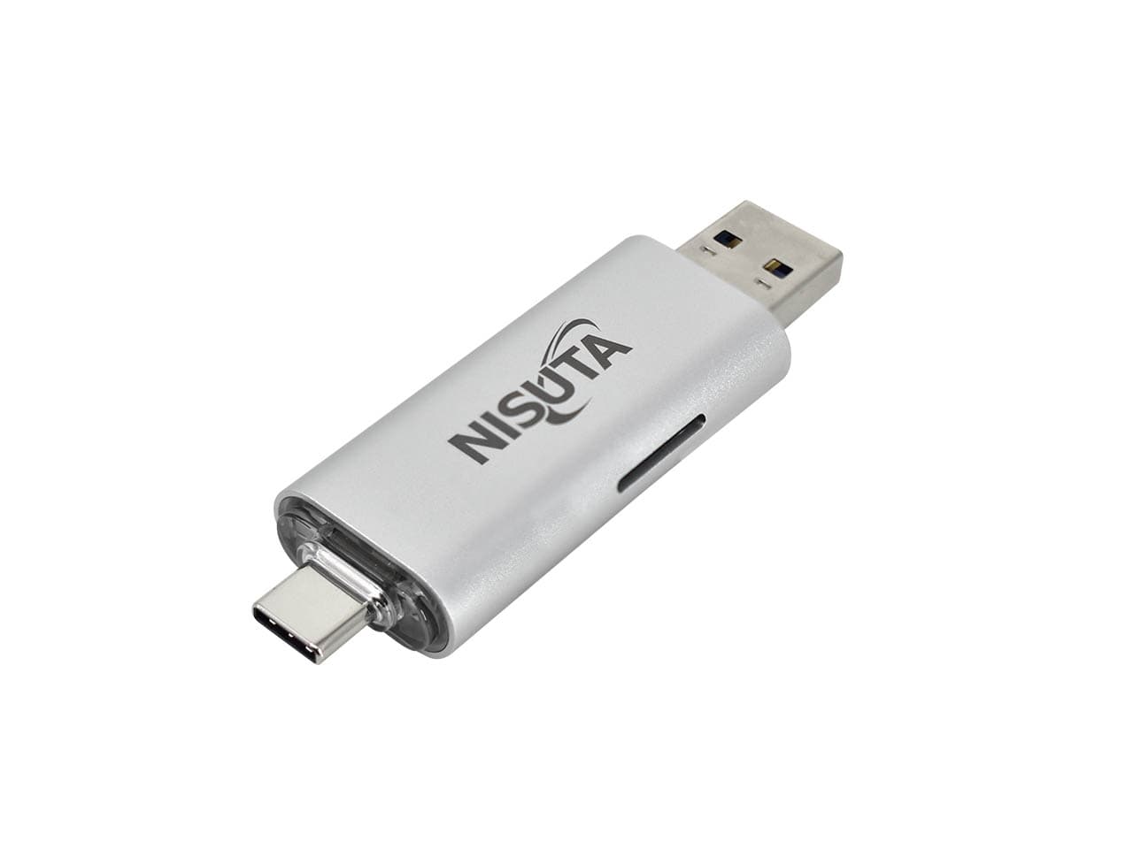 Lector de memorias SD/micro SD con conector USB C 3.1 y AM 3.0
