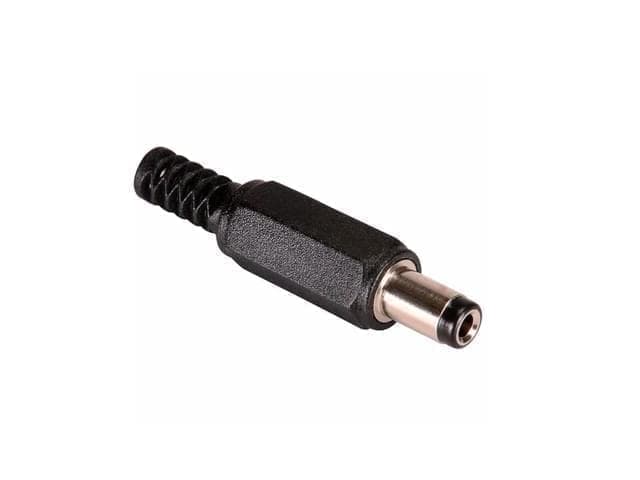 Conector DC 2.1x5.5x10mm para soldar