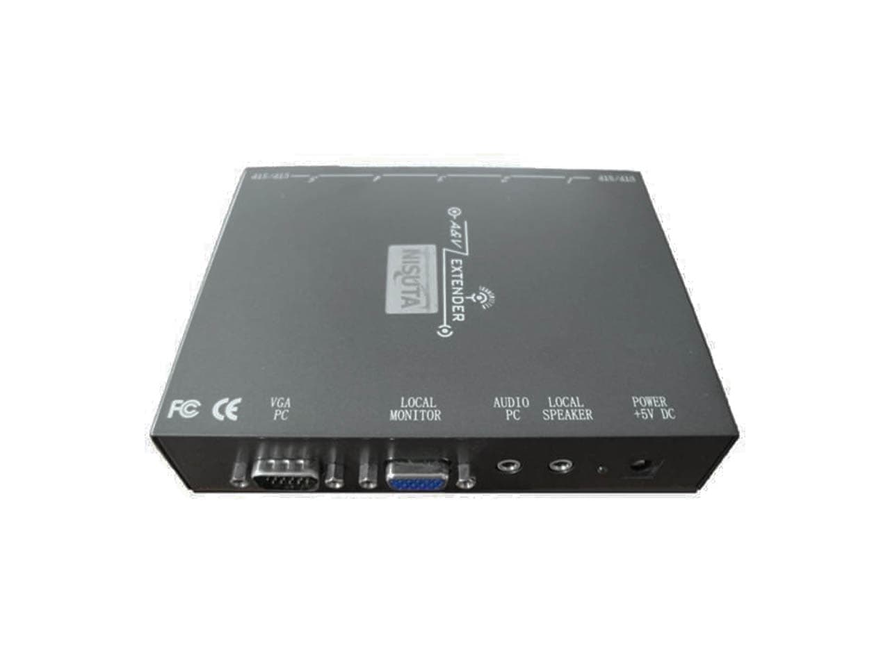 Splitter VGA por utp 5 puertos 150m con audio · Nisuta · Video