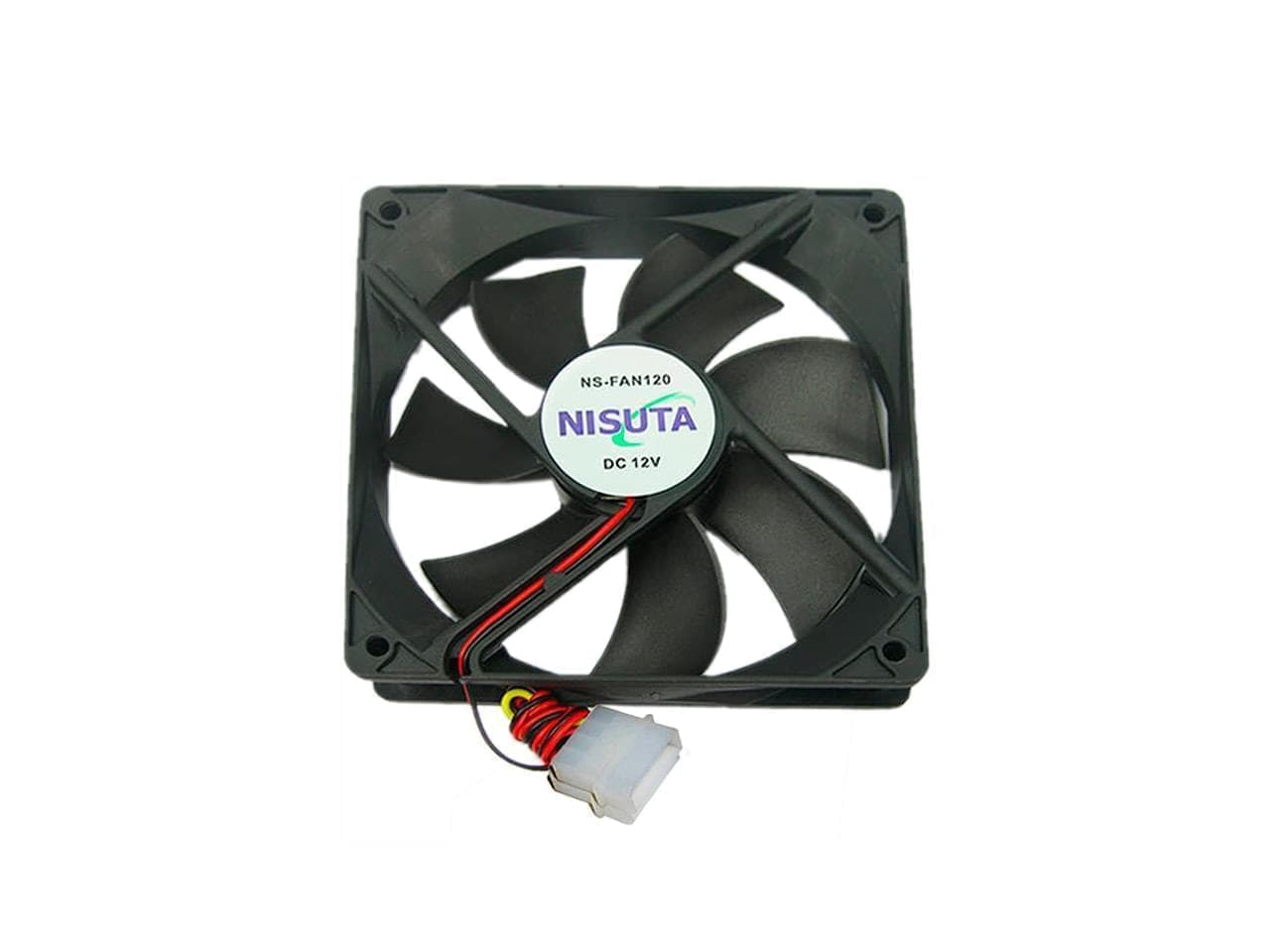 Fan 120x120x25mm buje 1200RPM 12V, 4 pines molex