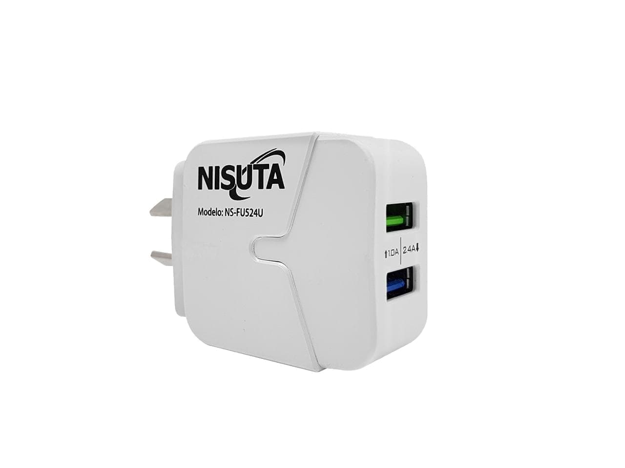 Fuente de alimentación con 2 puertos USB de 2.4A · Nisuta · Sin certificar