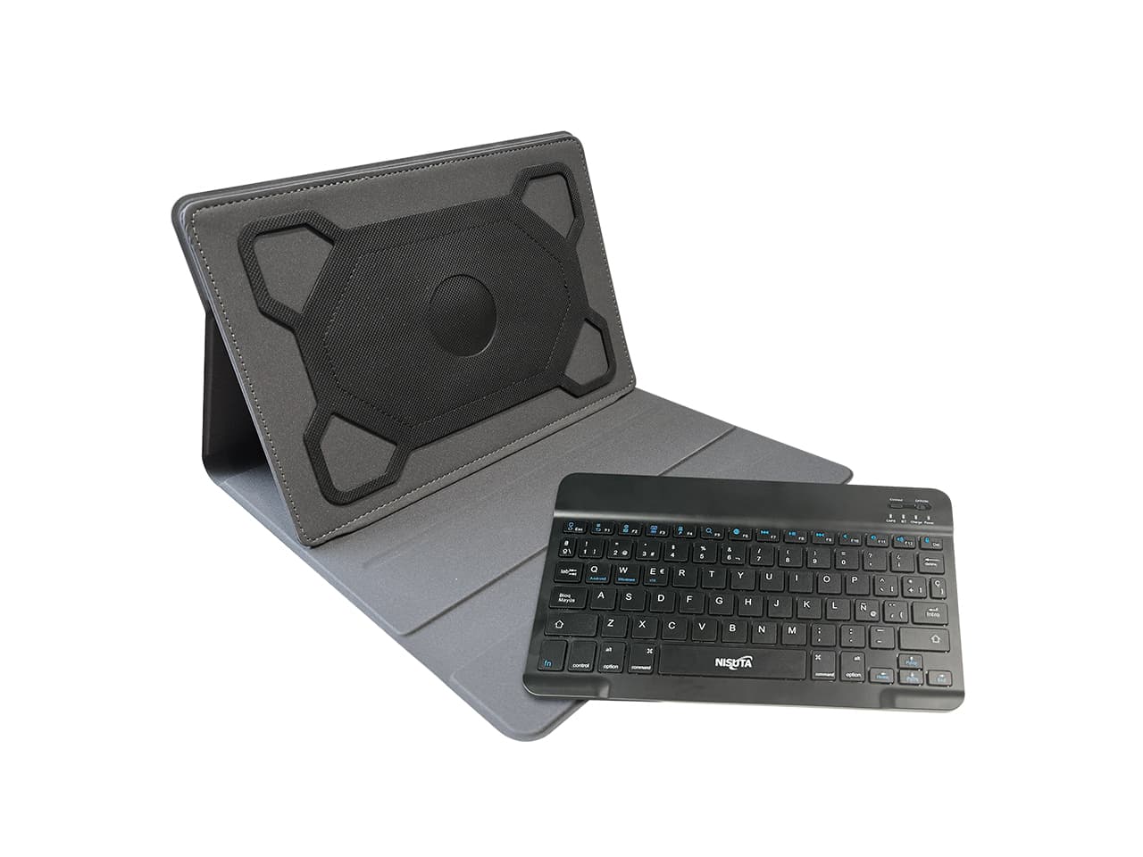Funda para tablet 9"- 10.1" con teclado bluetooth · Nisuta · Inalámbrico
