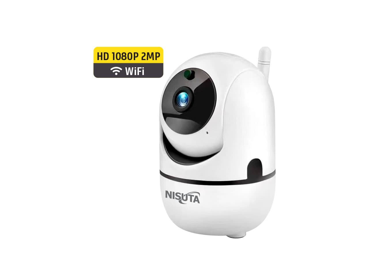 Camara IP wifi móvil lente 2MP · Nisuta · WiFi