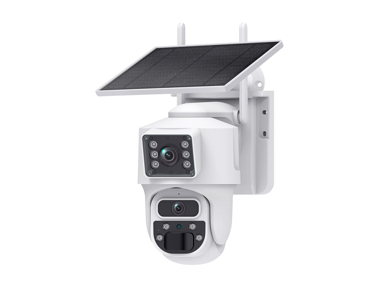 Camara IP AOV conexión 4G móvil exterior solar lente doble 3MP+3MP · Nisuta · Exterior