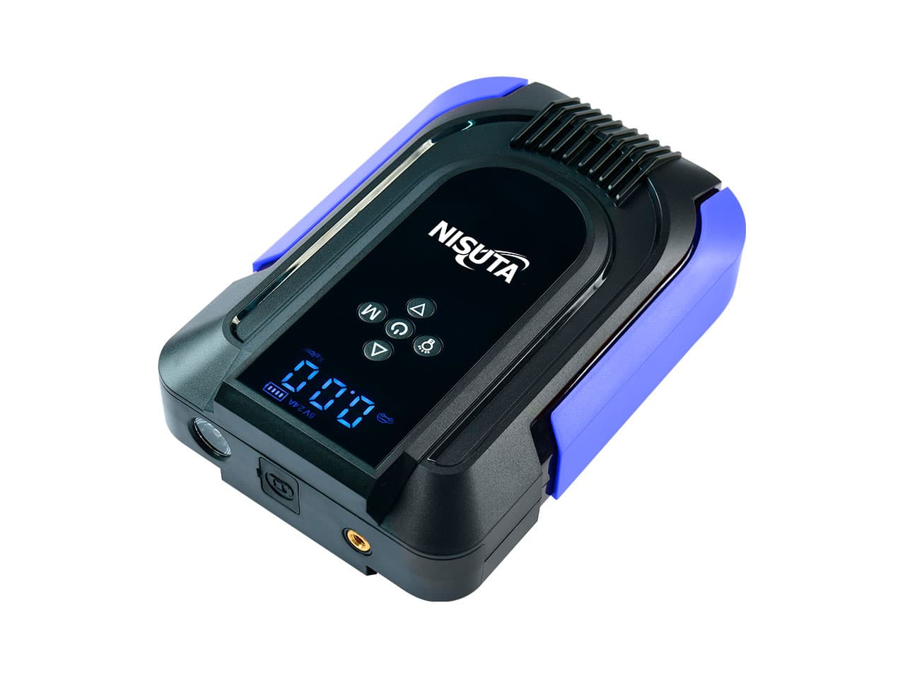 Arrancador de motores con compresor de aire de 12000mAh