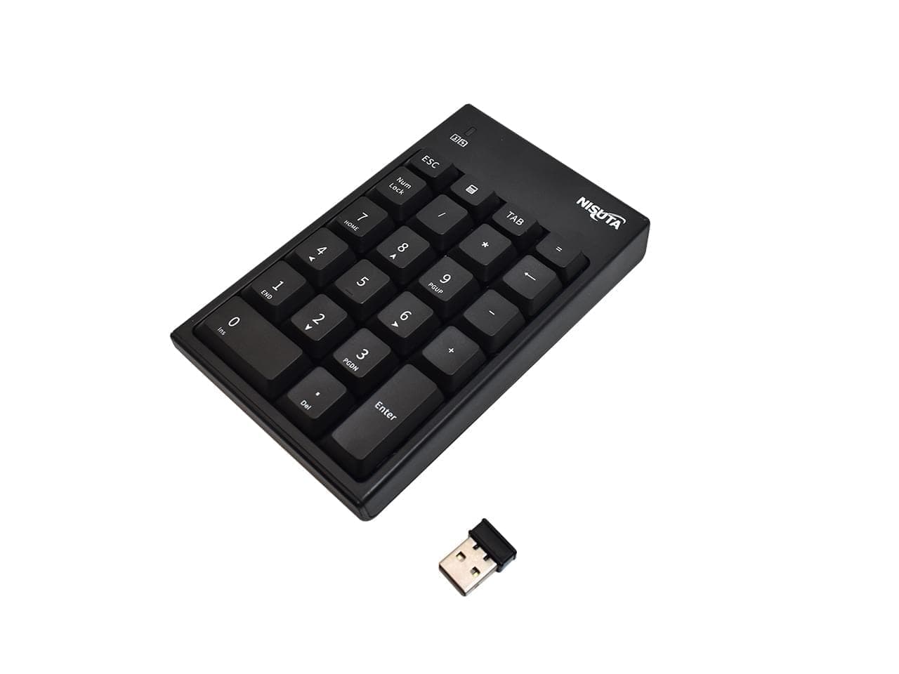 Teclado wireless numerico con 3 teclas multimedia