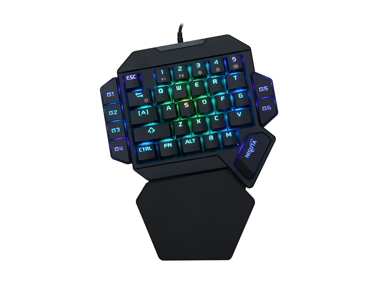 Teclado mecánico gamer RGB de 35 teclas con software · Nisuta · Mecánico