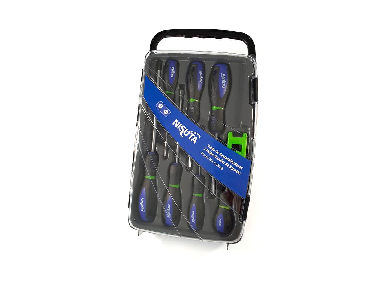 Kit de destornillador y magnetizador de 8 piezas · Nisuta · Destornilladores