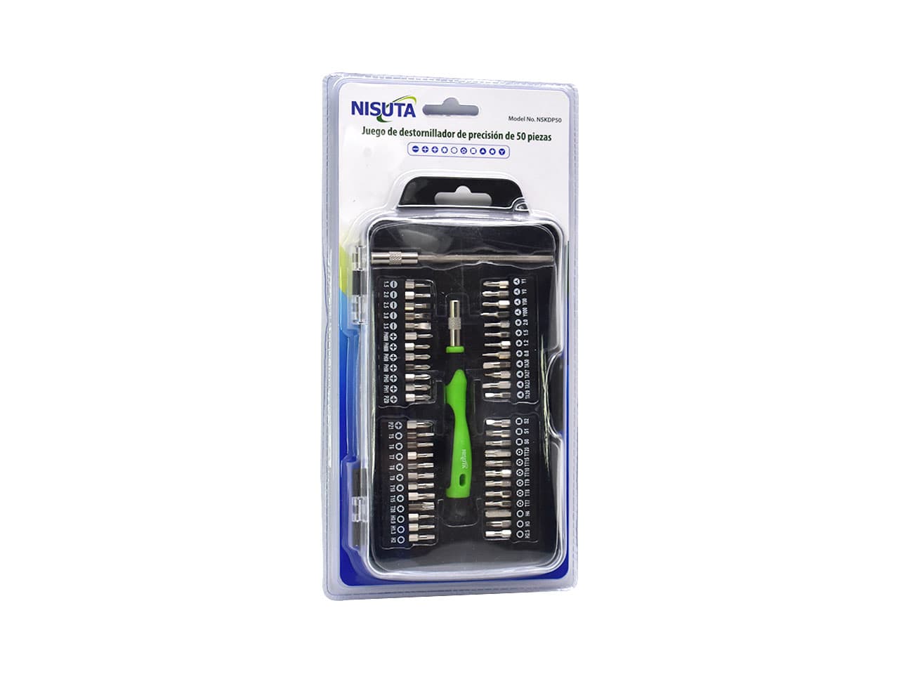 Kit de destornillador de precisión de 50 piezas · Nisuta · Destornilladores