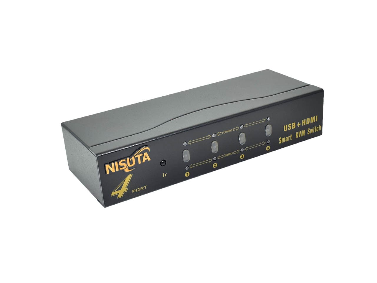 Switch KVM de 4 puertos USB y HDMI · Nisuta · Switches