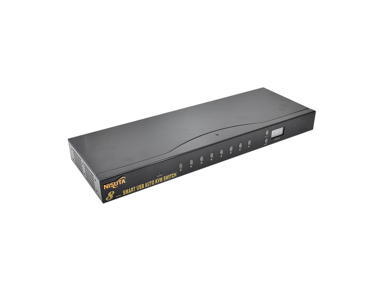 Switch KVM de 8 puertos USB y VGA con audio y hotkeys