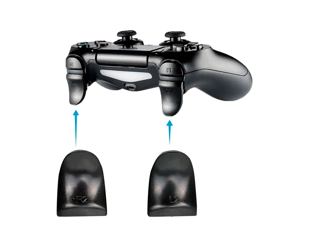 Extensor de botones L2 y R2 en joysticks