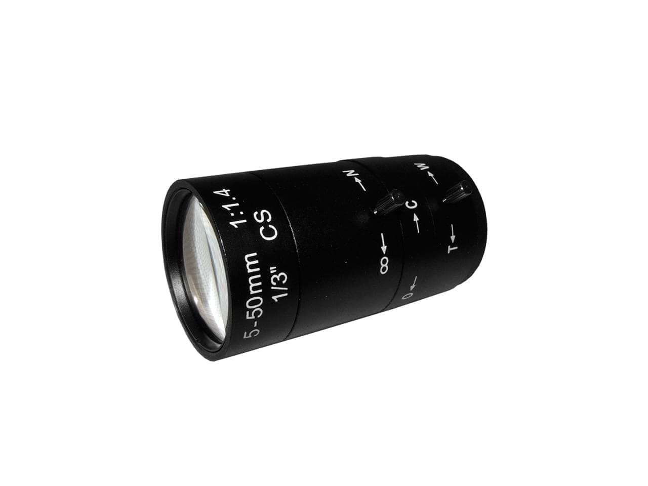 Lente metalico varifocal 5-50MM para camara NS-CIHR