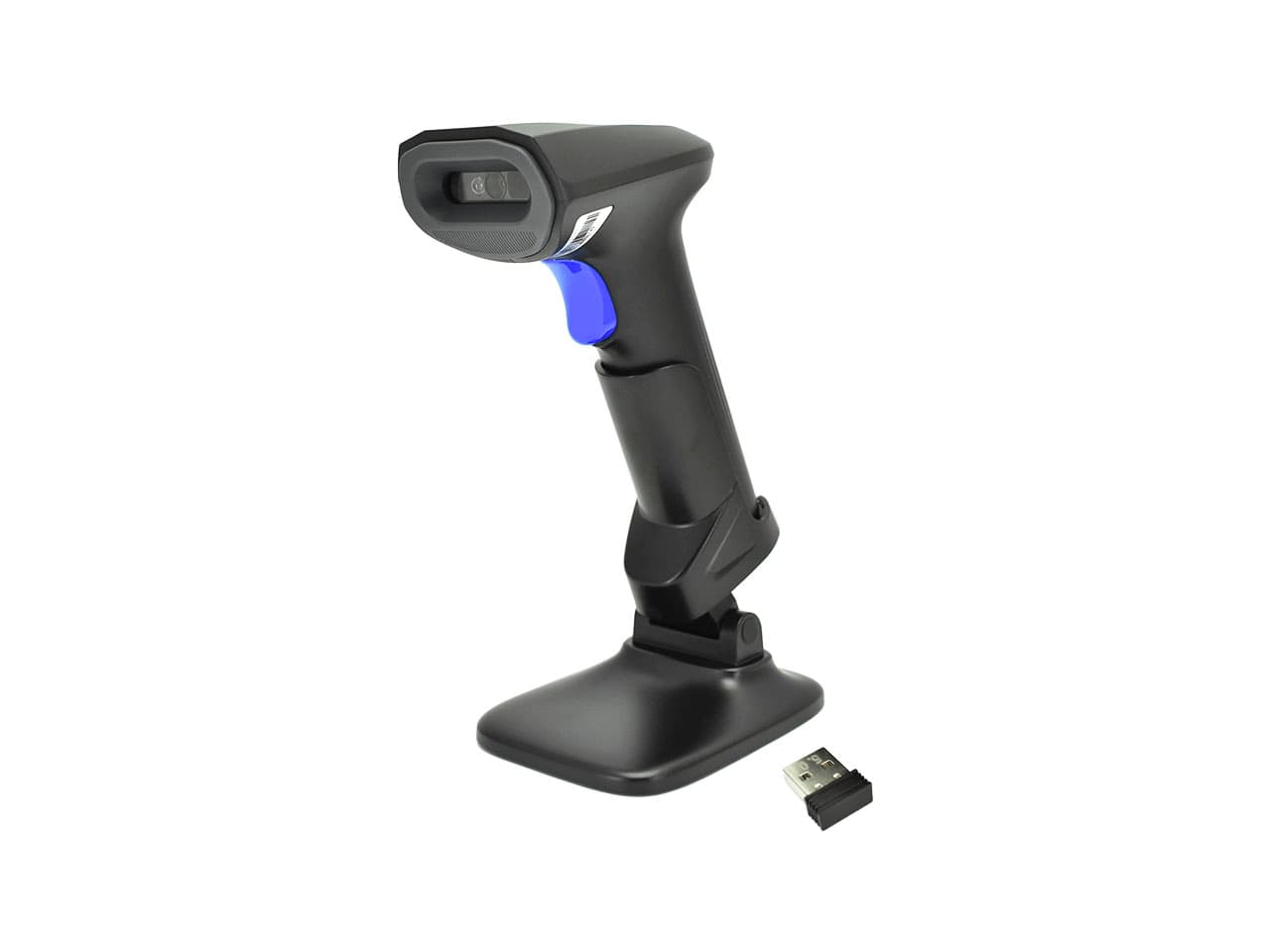 Lector de códigos de barras 1D y 2D via Wifi o Bluetooth, con base · Nisuta · General