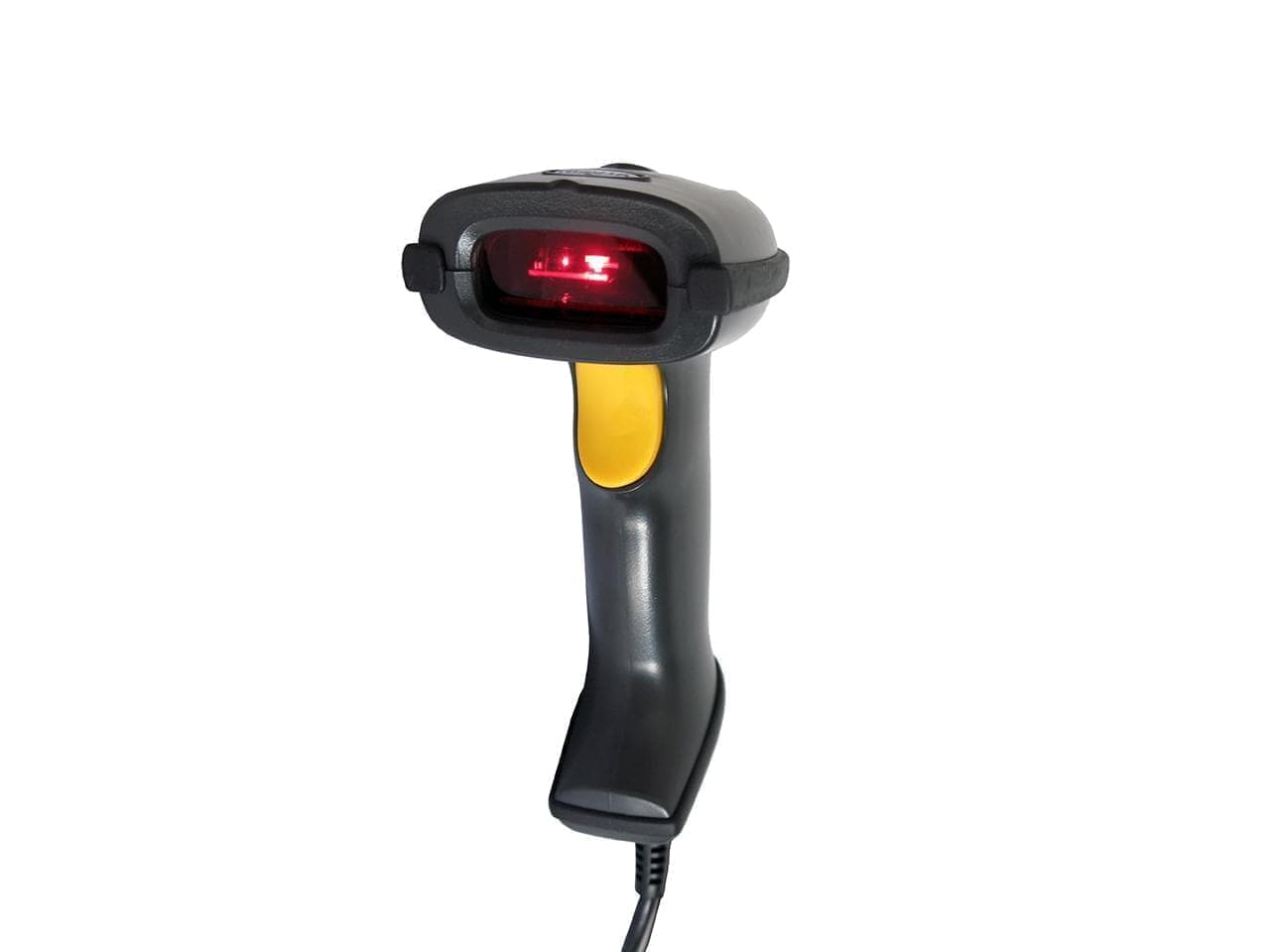 Lector de codigo de barras de mano laser con base