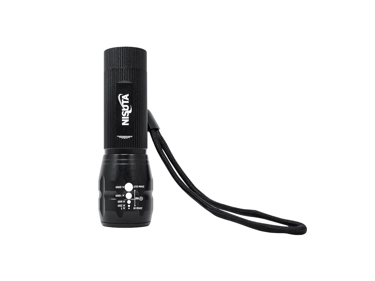 Linterna de alumino con led 3W, a pilas · Nisuta · General