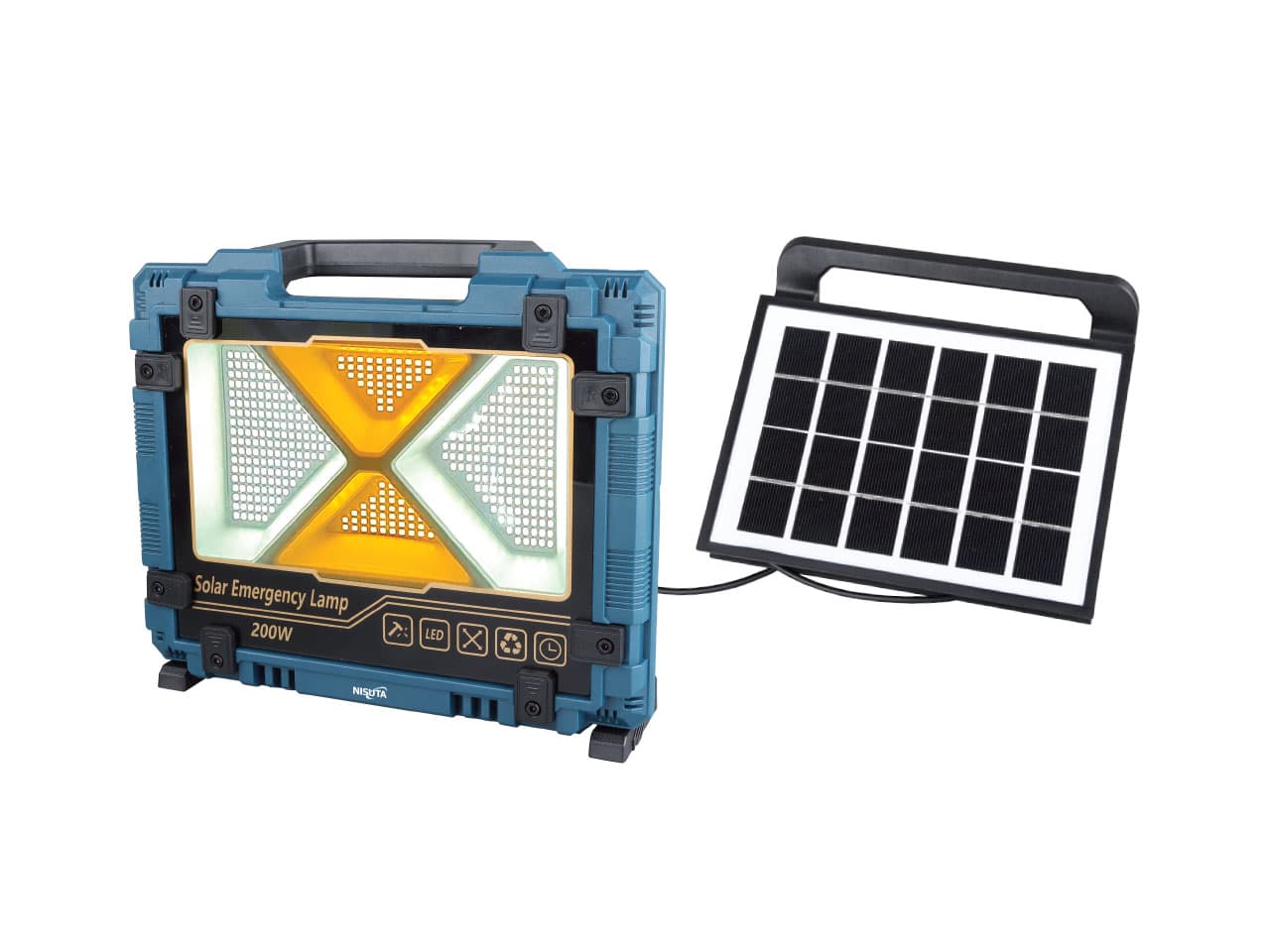 200W con dimmer y carga solar · Nisuta