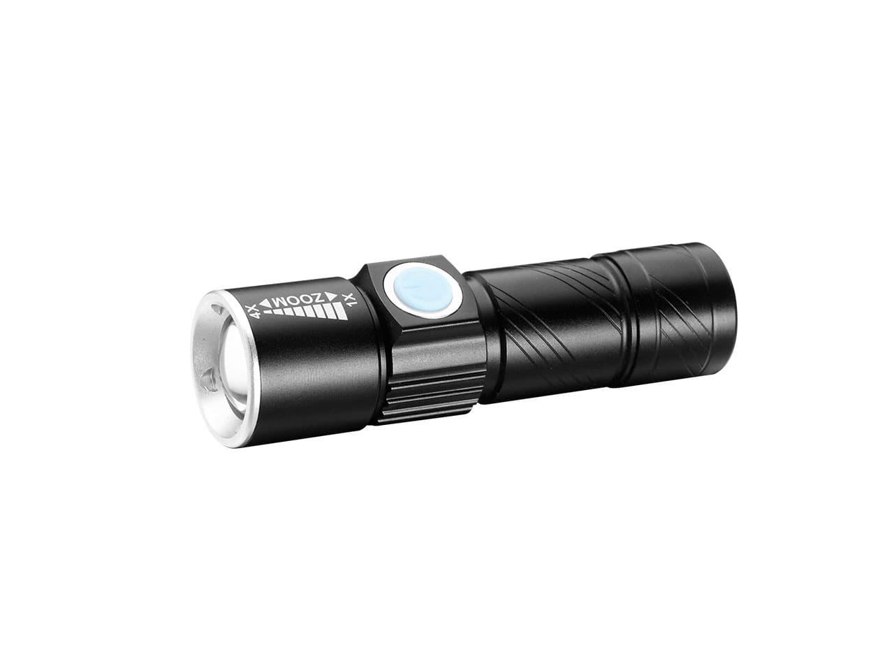 Linterna de alumino con led 3W, bateria recargable · Nisuta