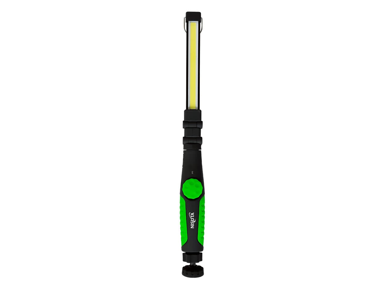 Linterna de trabajo led 3W rotatoria, con iman y gancho, bateria recargable · Nisuta