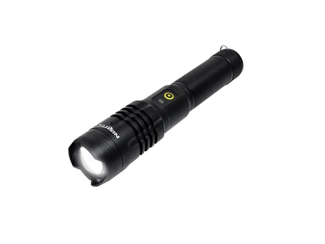 Linterna tactica de alumino con led 20W, power bank, bateria recargable · Nisuta