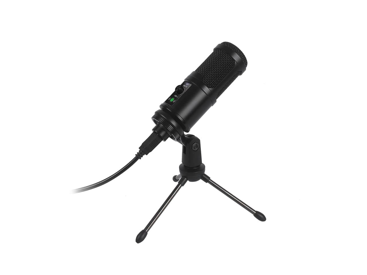 Micrófono USB condensador con trípode