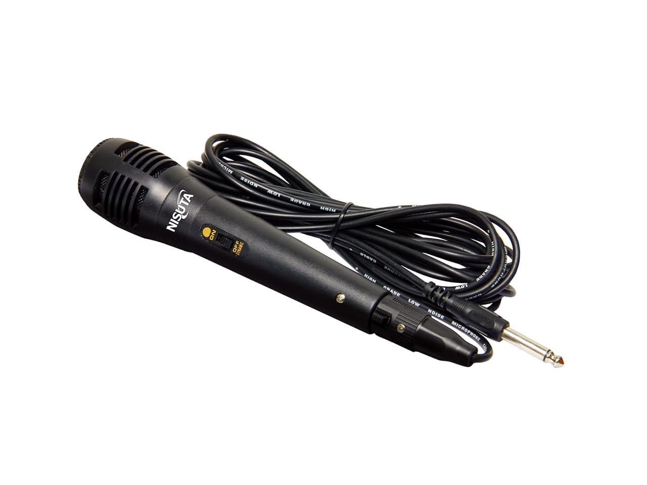 Micrófono cableado plug 6.3mm con cable de 5m